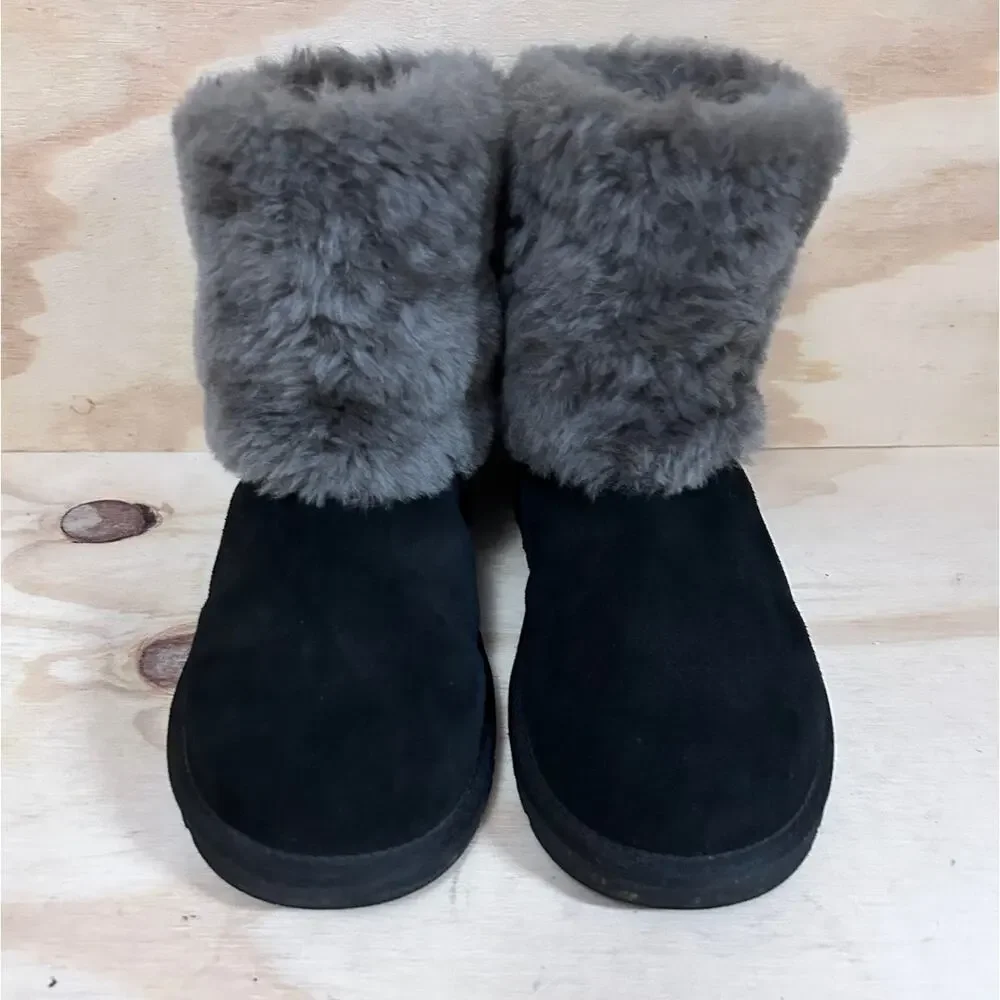 UGG Australia - Ellee - Winter Boots - Black - Kids Big Gril's - 6 -S/N 1001672